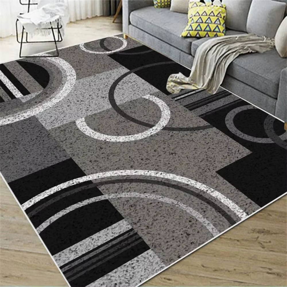 Tapis abstrait nordique pour salon