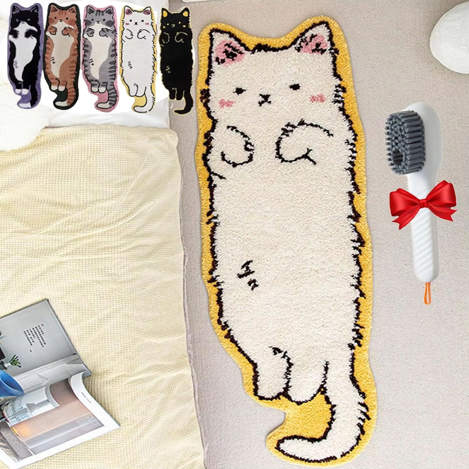 Tapis à motifs de chat de dessin animé VIKAMA