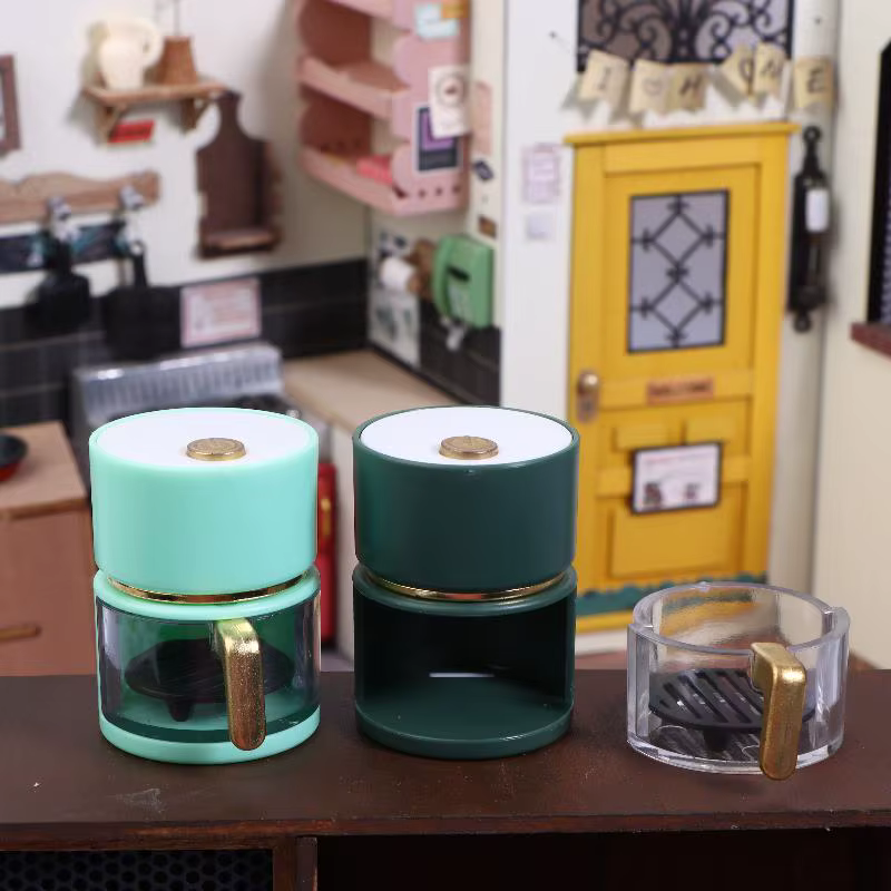 Mini modèles de jouets maison de poupée, Mini appareil de cuisine, Mini friteuse à Air, accessoires de scène de tournage