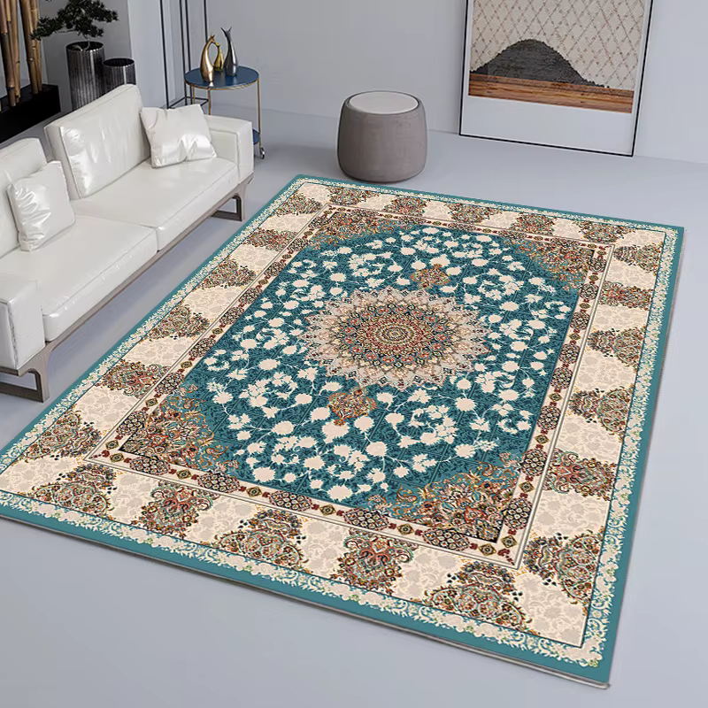 VIKAMA Tapis vintage de luxe léger de style américain