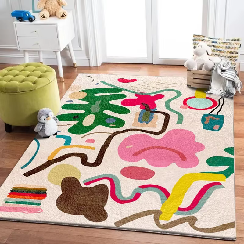 Tapis nordique pour chambre d'enfant