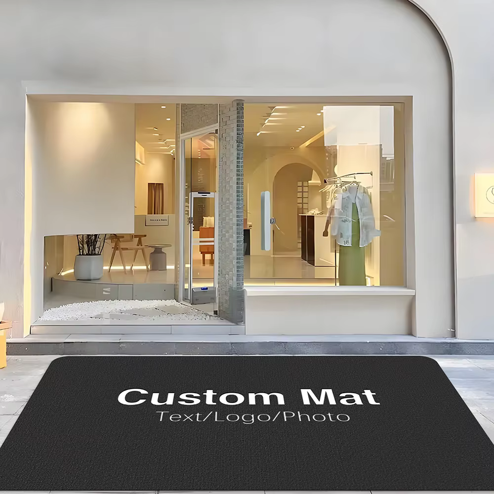 Paillasson personnalisé tapis de bienvenue antidérapant pour immeuble de bureaux entrée boutique restaurant hôtel bar