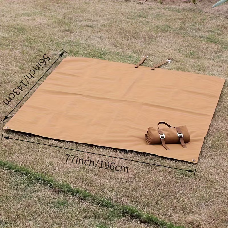 Tapis de sol en tissu Oxford épaissi, durable, pour le camping en plein air, les sorties à la plage, les pique-niques, la maison, le jardin, les loisirs