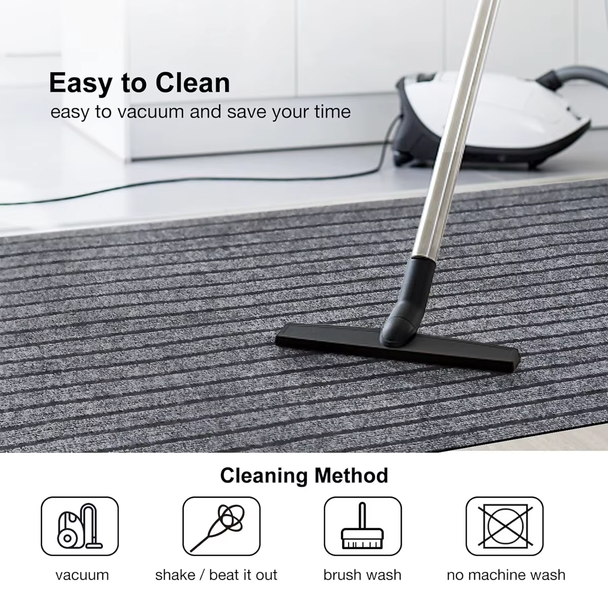 Tapis antidérapant lavable