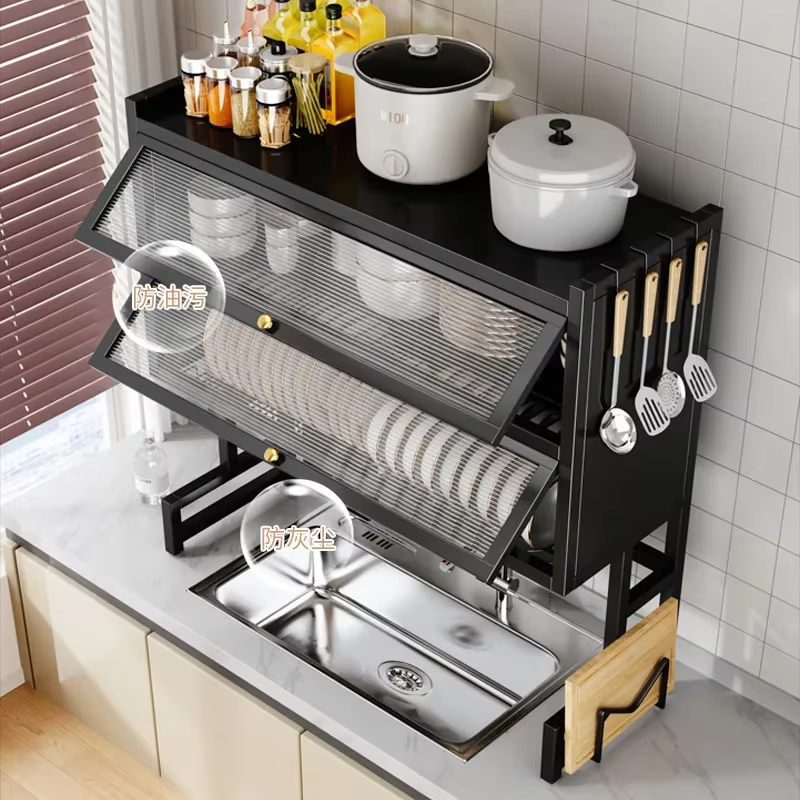 Égouttoir de cuisine, égouttoir à vaisselle, égouttoir à assiettes, rangement pour évier, étagère pour lave-vaisselle, étagère de rangement pour vaisselle