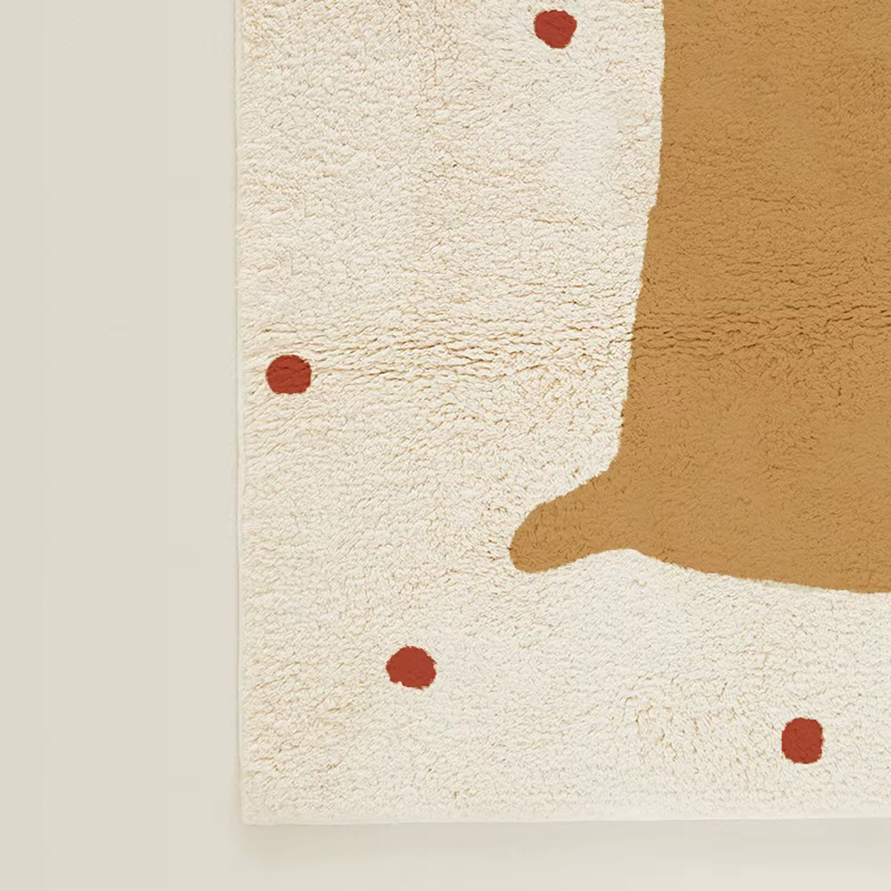Tapis de sol en peluche doux et confortable pour la maison