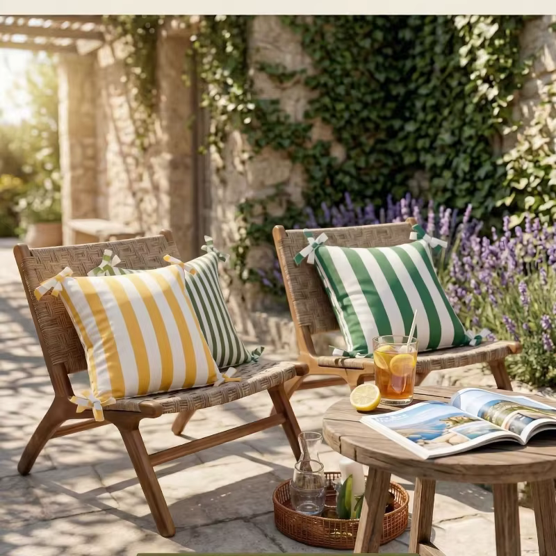 Housse de coussin imperméable d'été pour l'extérieur