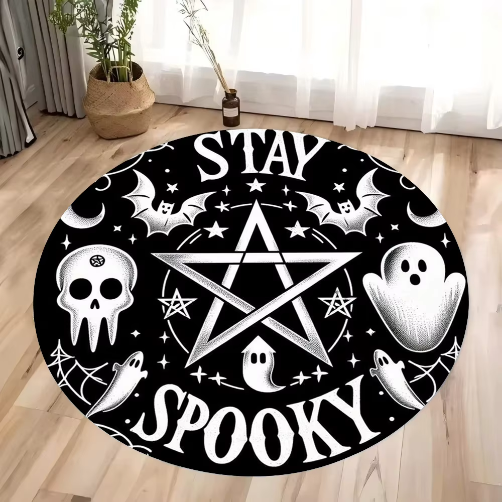 Tapis rond magique de dessin animé
