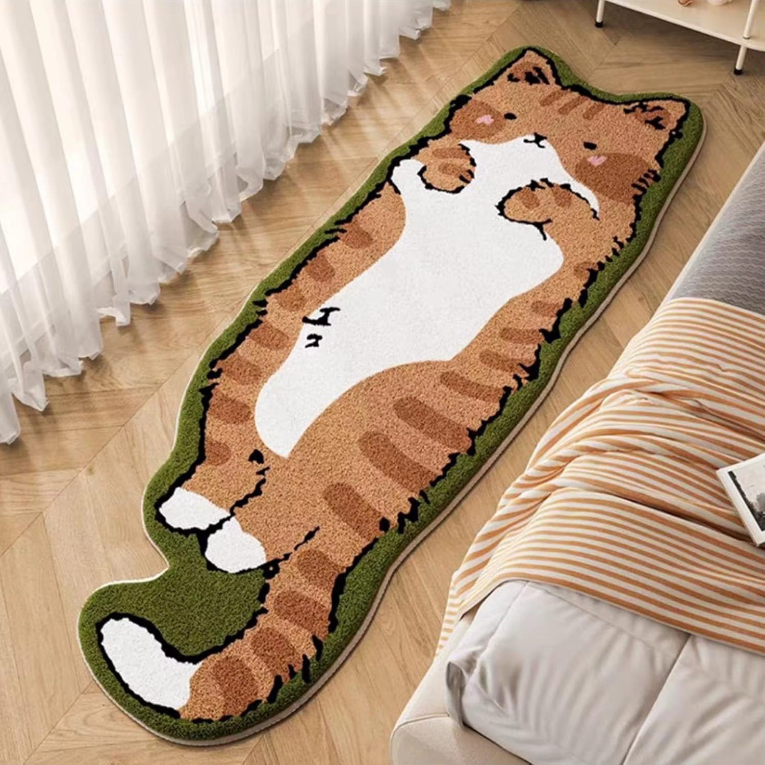 Tapis à motifs de chat de dessin animé VIKAMA