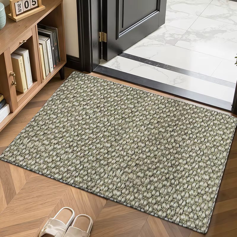 Nouveau paillasson à motif tissé solide
