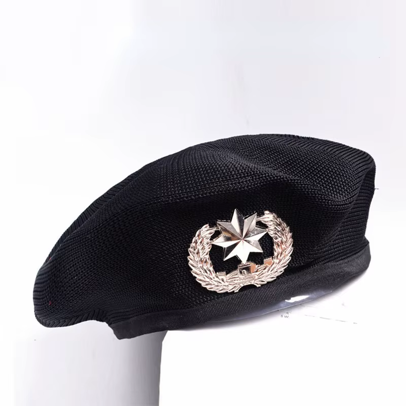 Béret en maille pour hommes et femmes, casquette de Costume respirante d'été réglable