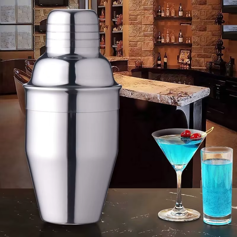 Shaker en acier inoxydable 350/550/750 ml pour cocktails, mélangeur de cocktails, accessoires pour cocktails, outil de bar pour fêtes JBGJ01