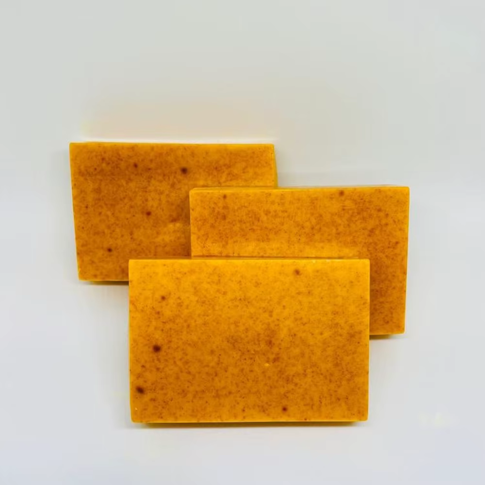 100g de savon fait à la main au curcuma, savon à l'acide kojique au citron, savon de douche et pour le visage