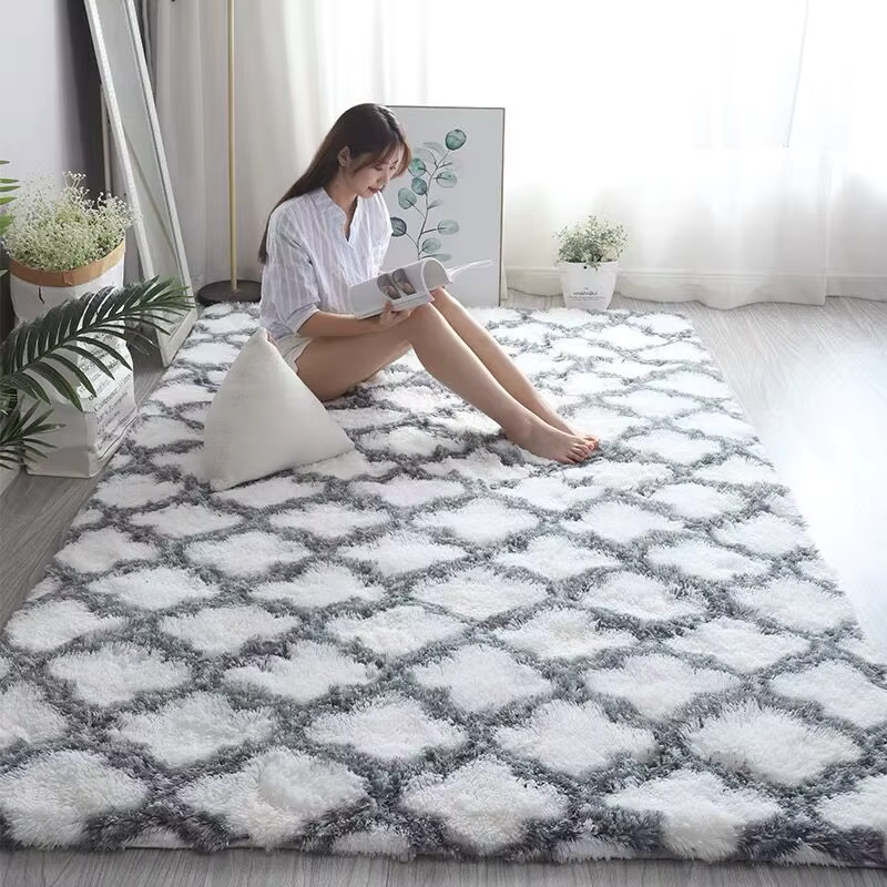 Tapis en peluche pour salon