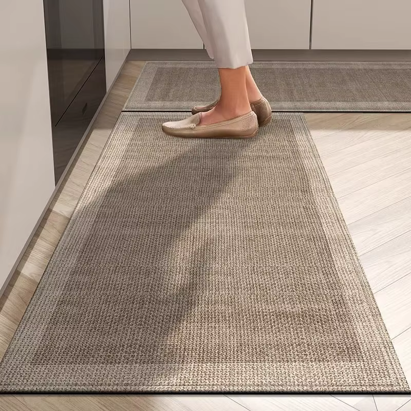 Tapis de sol en lin simple