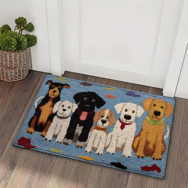 Tapis VIKAMA à thème animal mignon - Antidérapant