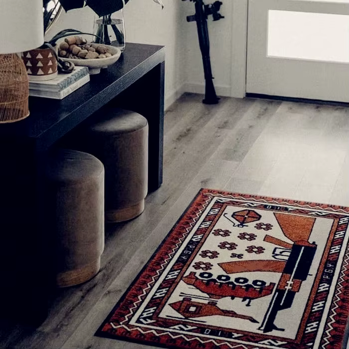 Tapis de guerre de Style Afghanistan