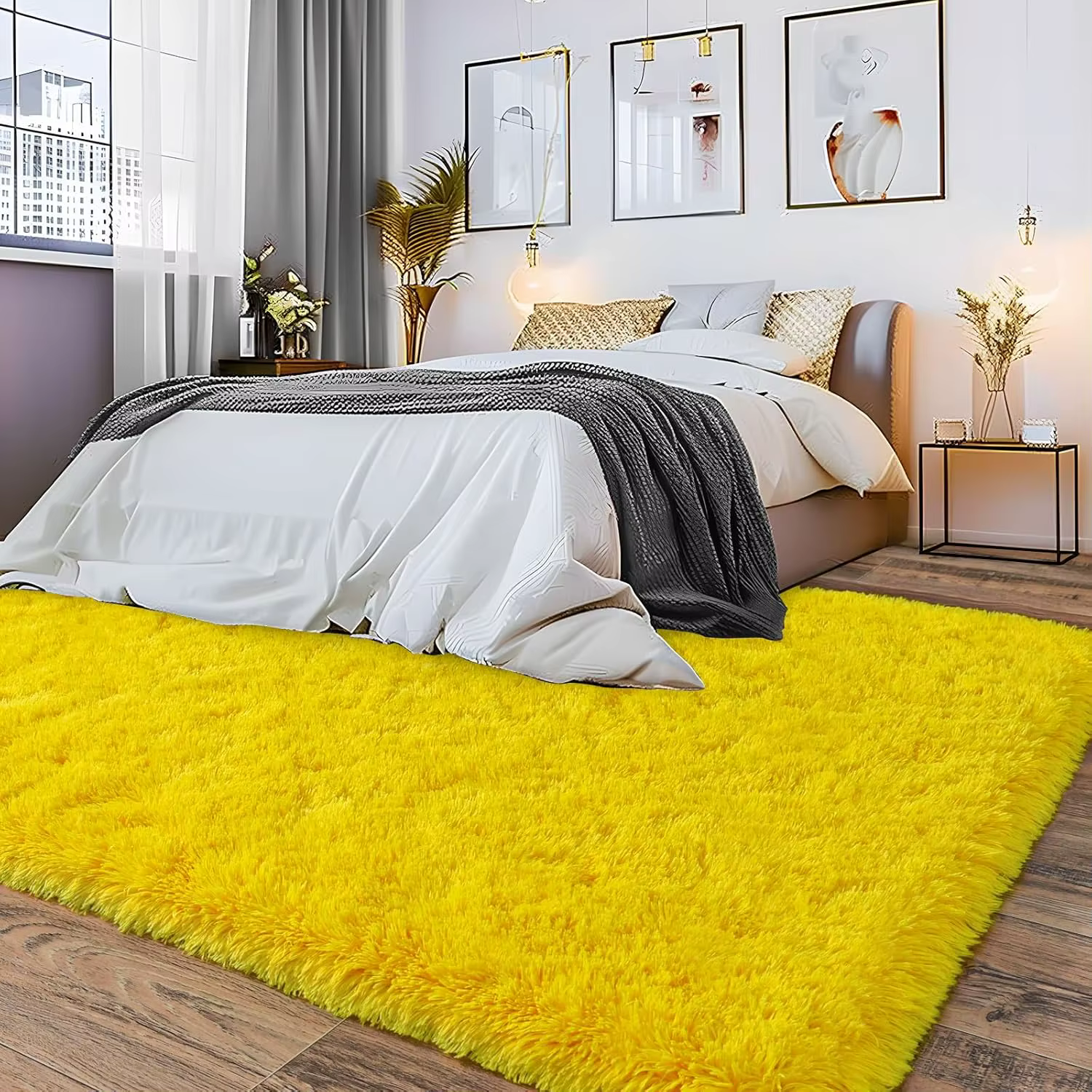 Tapis doux pour salon