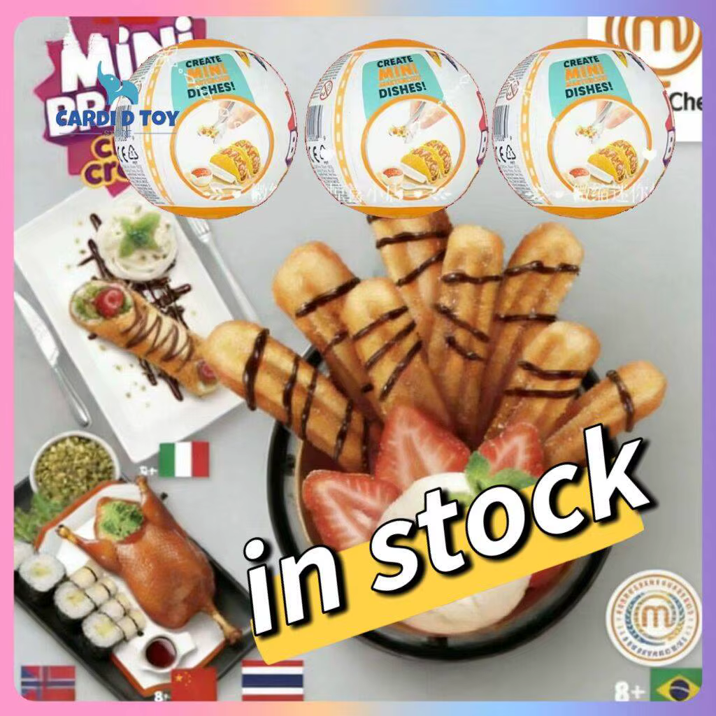Nouveau Zuru Master Chef 2 créez votre propre balle véritable Miniature nourriture jouer boîte mystère Dessert cadeau