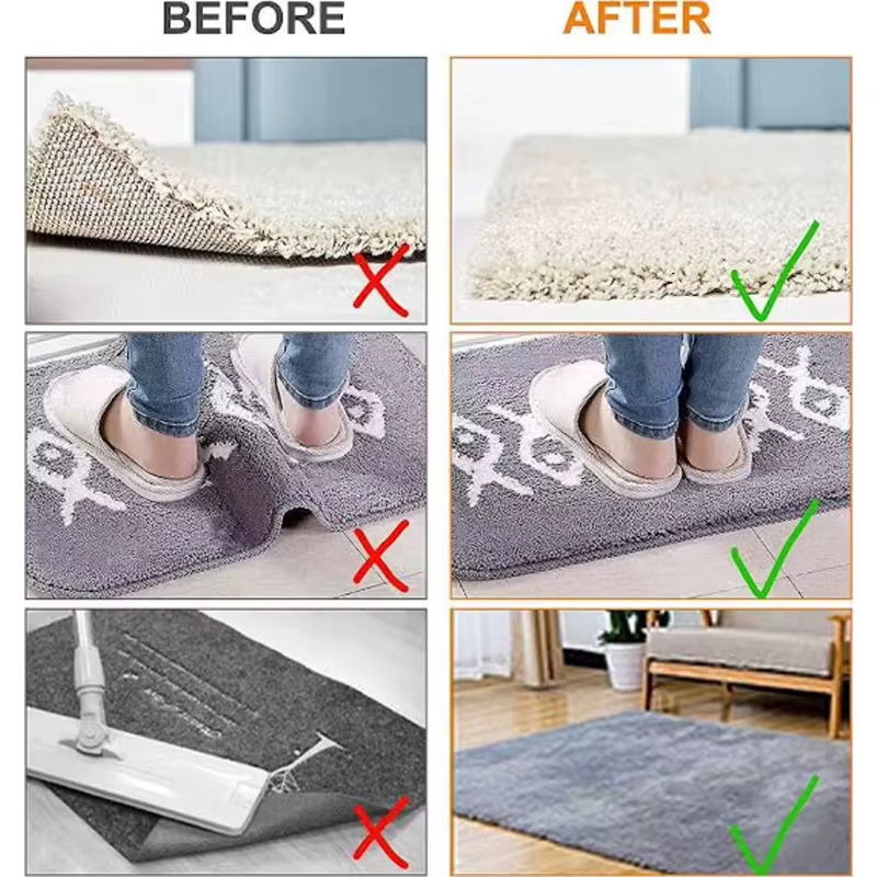 Autocollant antidérapant pour tapis