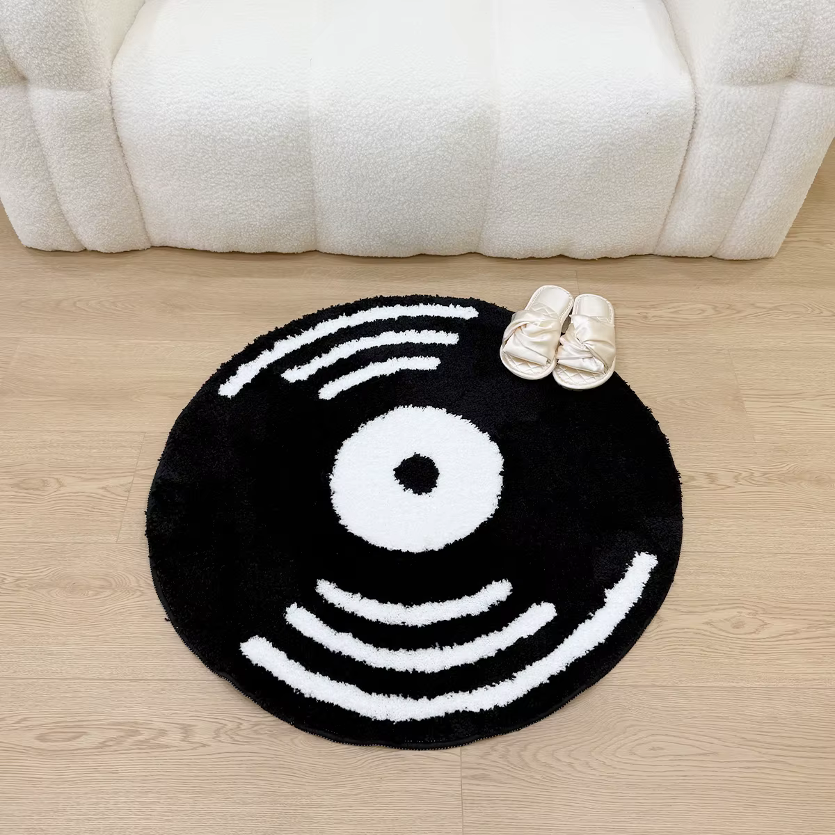 Tapis touffeté en vinyle créatif