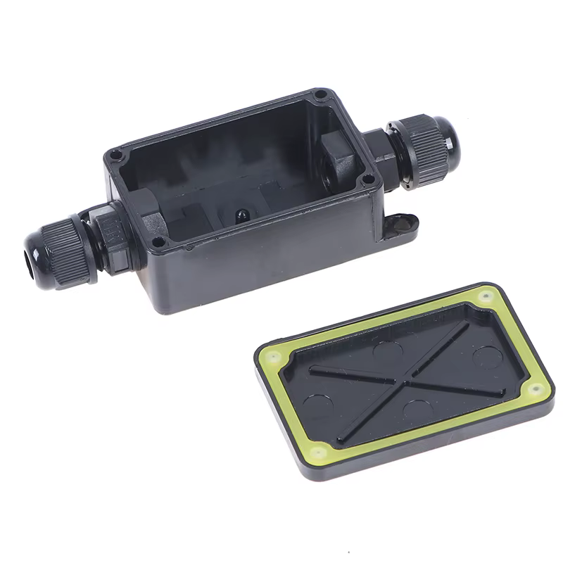 Boîte de jonction de connecteur de fil de câble électrique IP66 étanche extérieure à 2 voies avec boîte de jonction de Terminal 450V pour la lumière LED