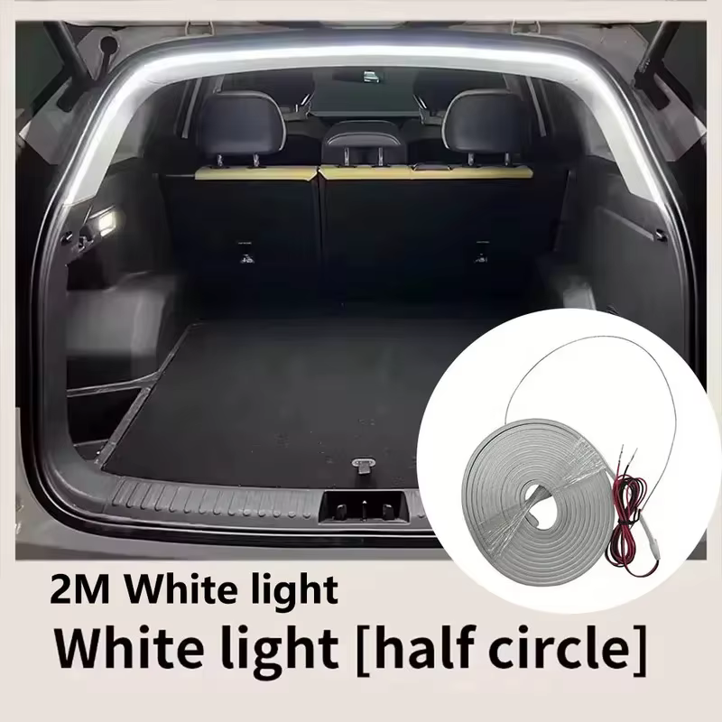 Éclairage de coffre de voiture haute luminosité, lumière ambiante, décoration intérieure, câblage LED, détection automatique gratuite, bande lumineuse pour hayon