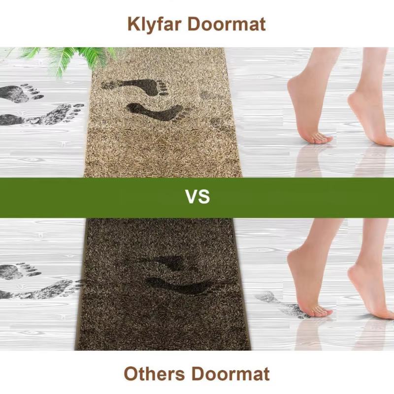 Tapis de porte super absorbant en microfibre