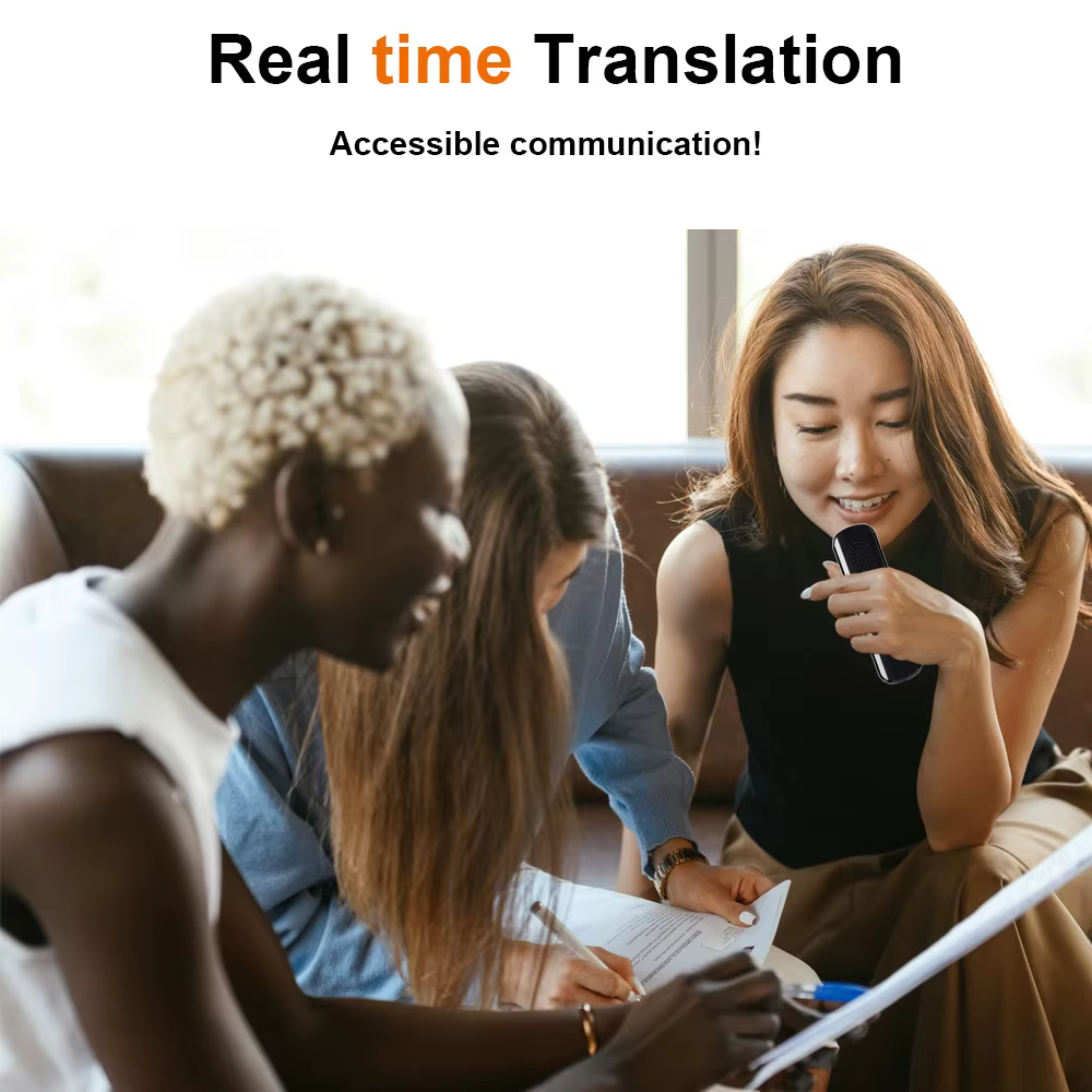 Dispositif de traduction linguistique, traduction bidirectionnelle en temps réel, application prenant en charge 150 langues, traduction vocale pour voyages, apprentissage, shopping