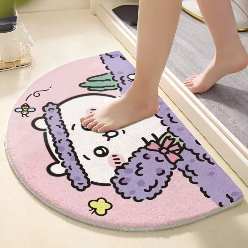 Tapis de bain semi-circulaire Chiikawa