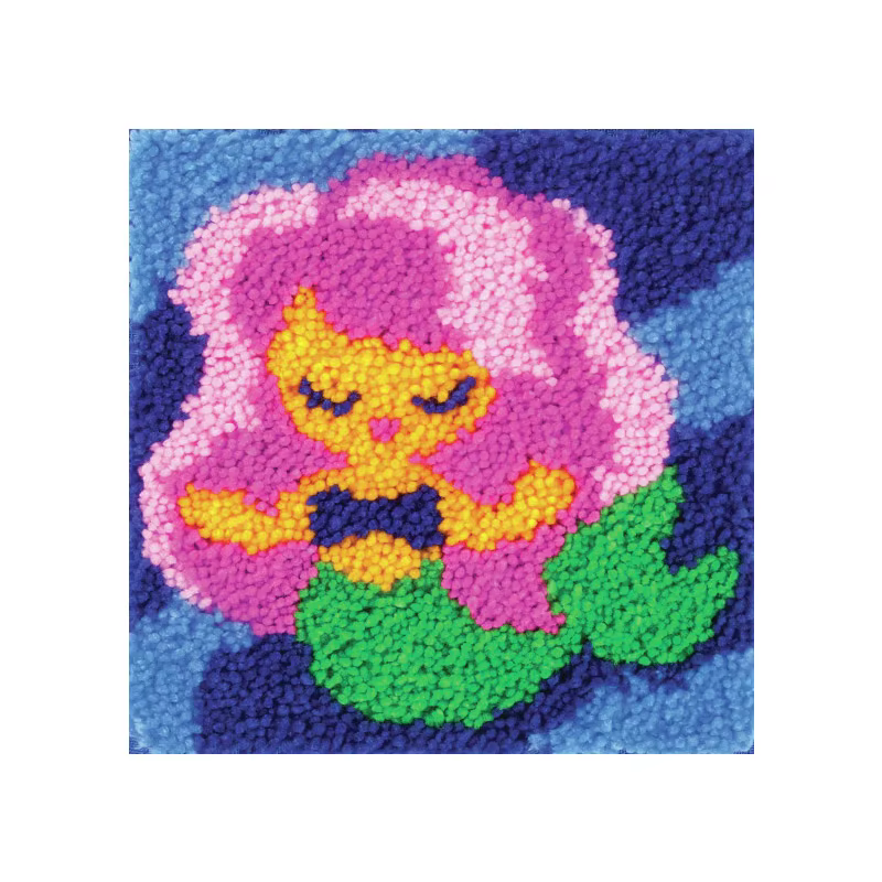 Kit de crochet de tapis de dessin animé décoratif