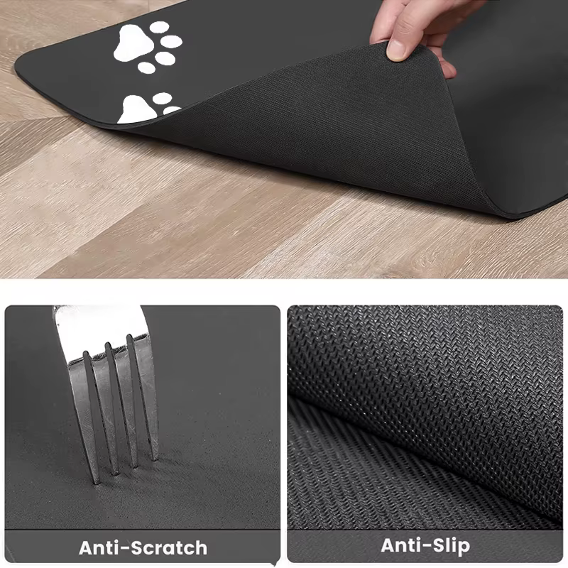 Tapis d'alimentation pour animaux de compagnie