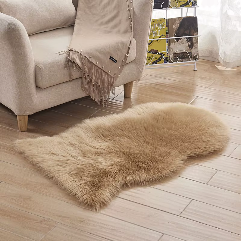 Tapis irrégulier à la mode