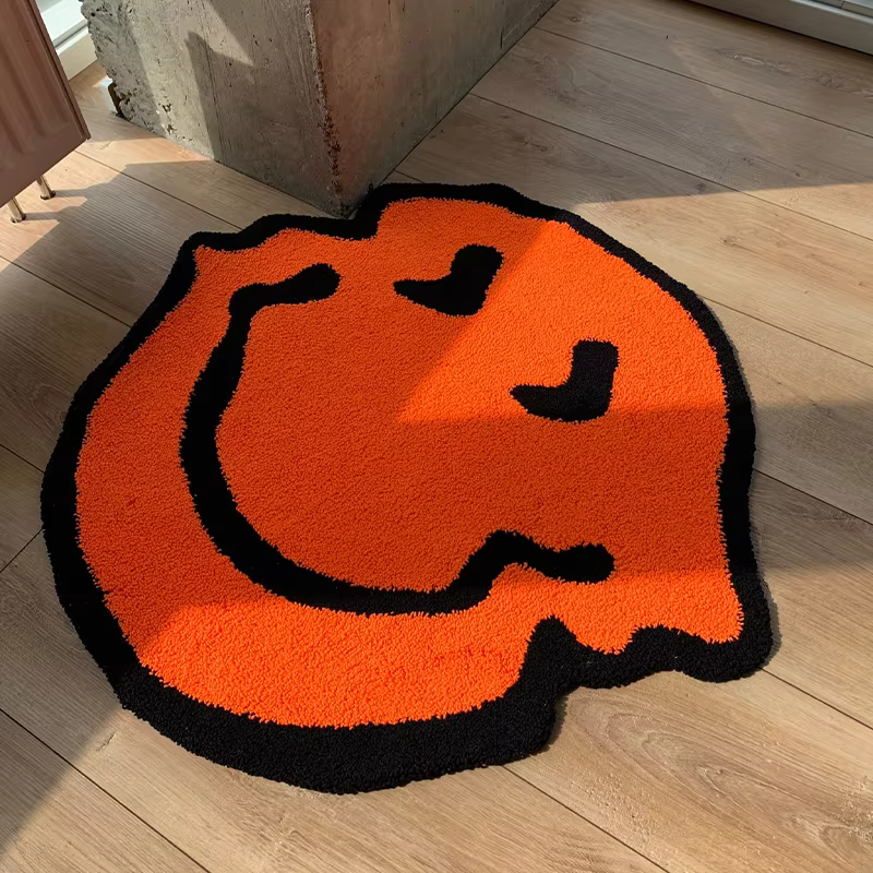 Tapis Tufté Torsadé Souriant