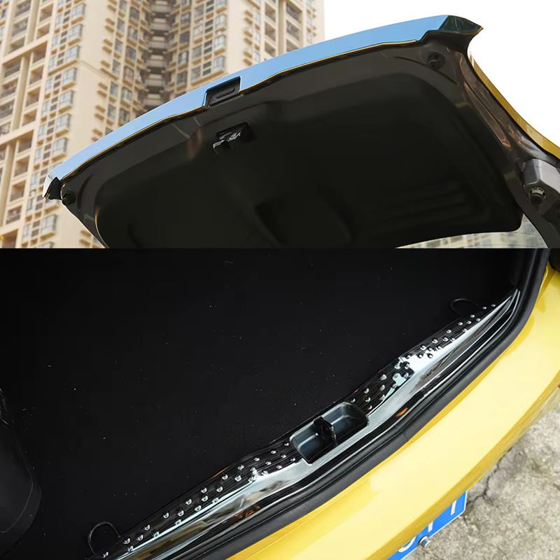 Pour Smart Forfour 453 2019 2018 2017 2016 2015 décoration extérieure de voiture panneau de Protection de garde arrière accessoires de plaque de coffre