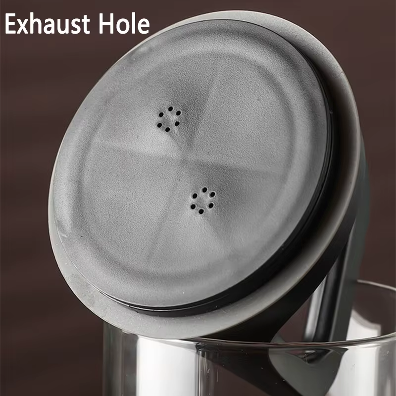 Bocaux hermétiques sous vide pour grains de café, conteneurs en verre transparent pour aliments de cuisine, boîtes anti-humidité pour thé, bocaux de conservation domestiques