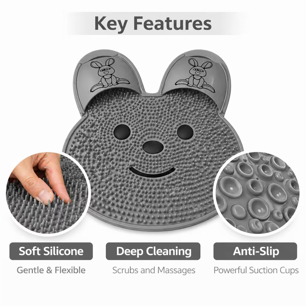 Tapis de bain antidérapant pour massage