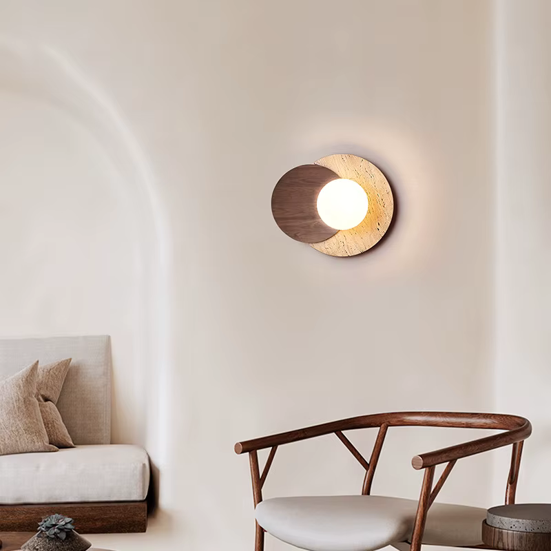 Applique murale vintage de style wabi-sabi