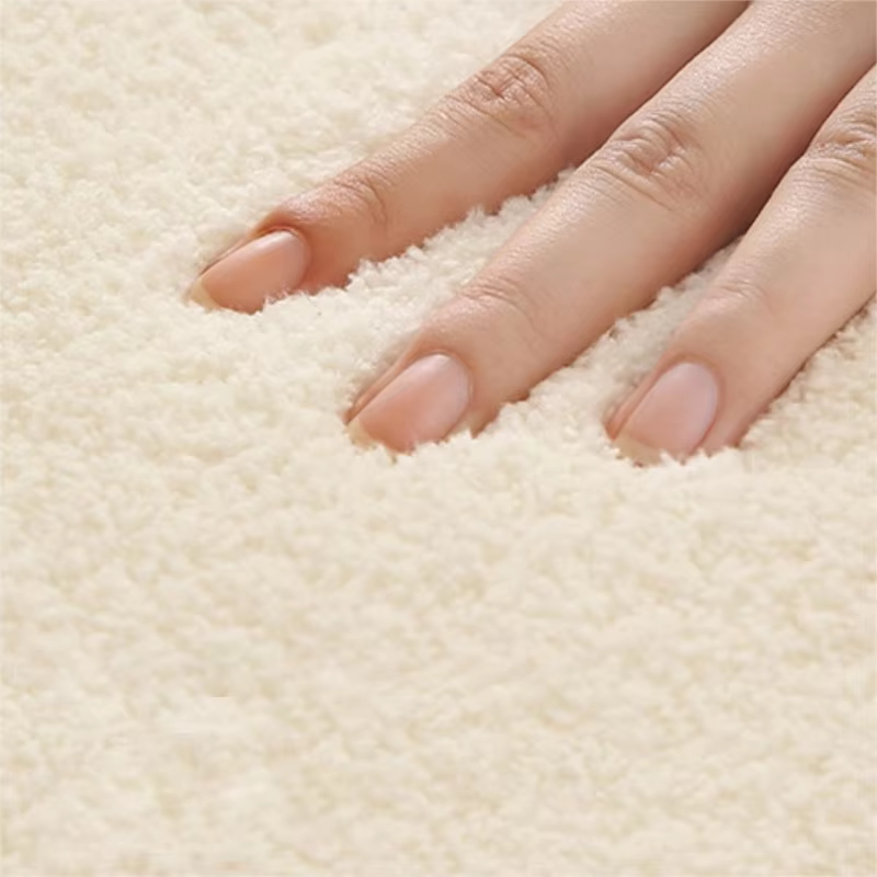 Tapis rond de luxe léger