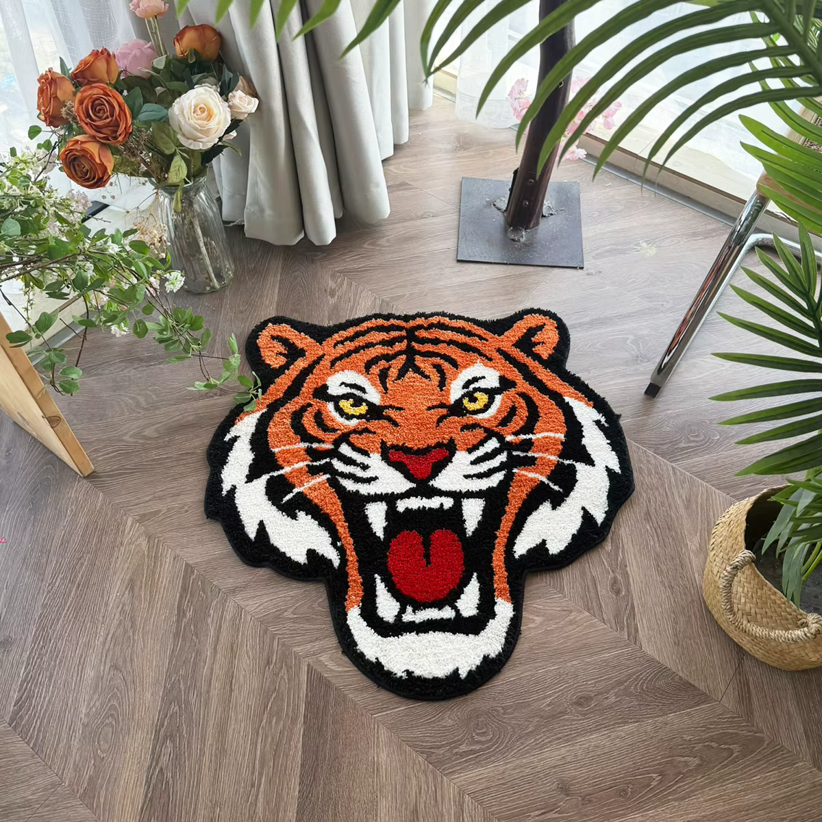 Tapis touffeté Tigre Rugissant