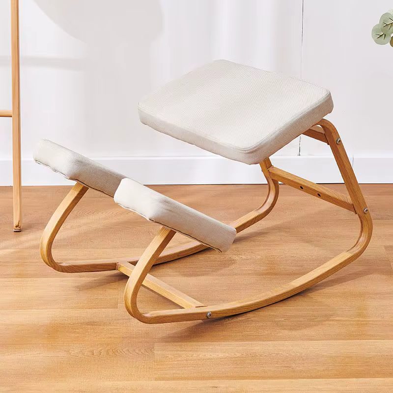 Chaise ergonomique à genoux pour le bureau et la maison, confortable, avec dossier, pour ordinateur, pour adultes et enfants