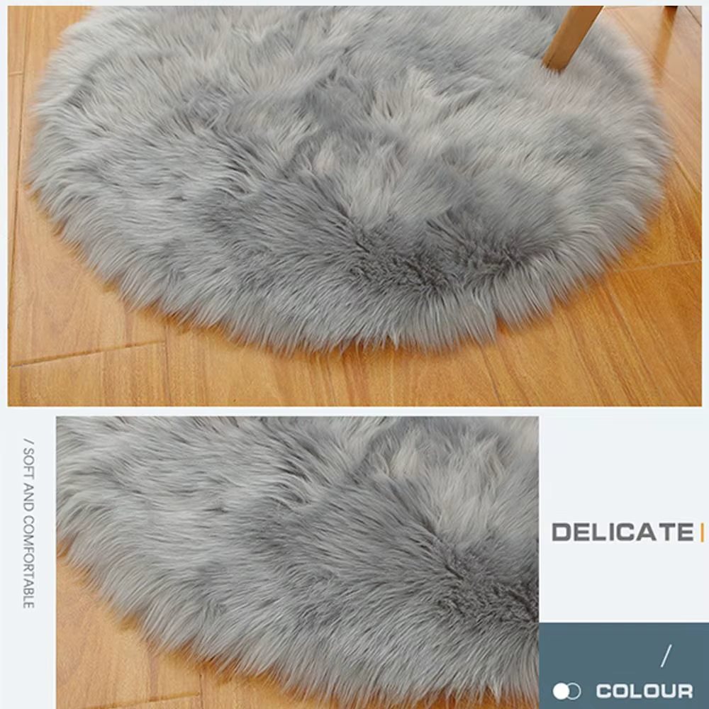 Tapis rond doux 30/50/70 cm