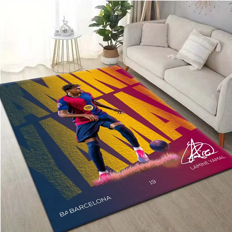 Tapis populaire L-lamineS Y-yamal Football Star pour chambre