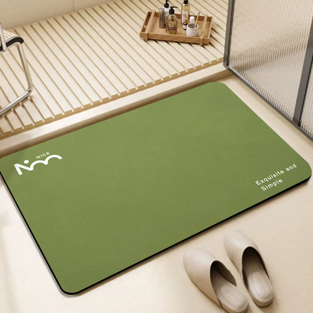 Tapis de salle de bain en diatomite super absorbant