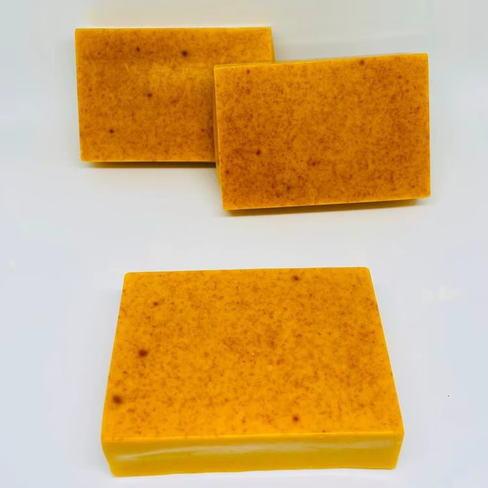 100g de savon fait à la main au curcuma, savon à l'acide kojique au citron, savon de douche et pour le visage