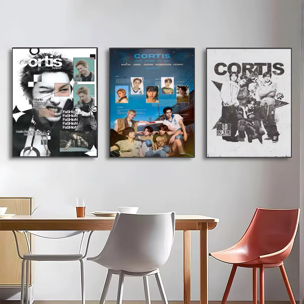 Affiche du groupe de garçons CORTIS, affiches haute définition, art mural pour le salon et la décoration de la maison.