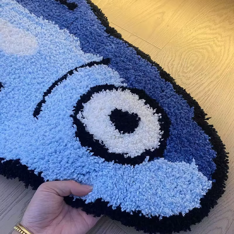 VIKAMA dessin animé saumon chambre chevet tapis décoratif