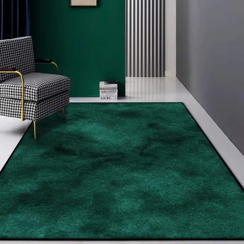 Grand tapis de salon minimaliste de luxe léger