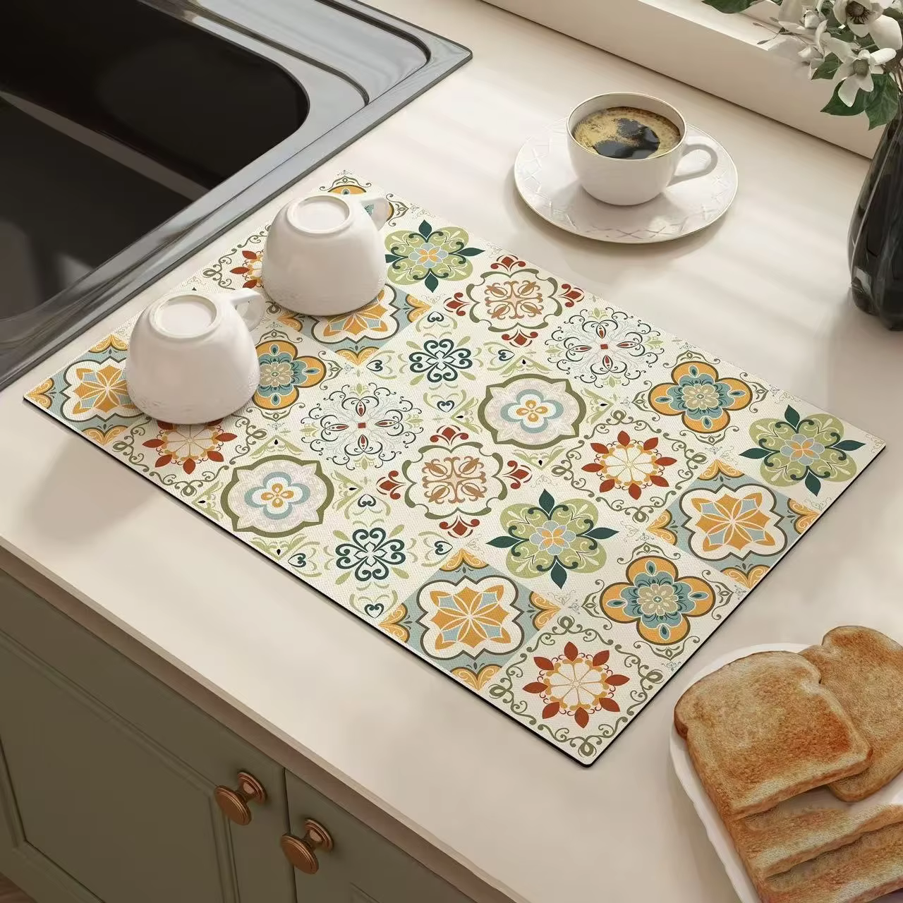 Tapis absorbant de cuisine
