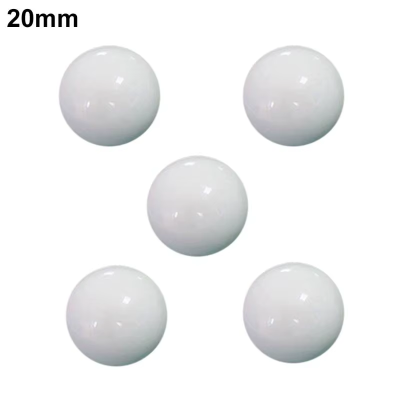 5pcs Russian Roulette Ball Casino Roulette Game Remplacement Ball Acrylique Boule blanche 12/14/16/18/20 / 22 mm
